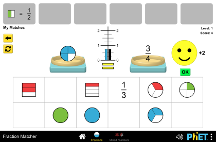 Pareja de Fracciones